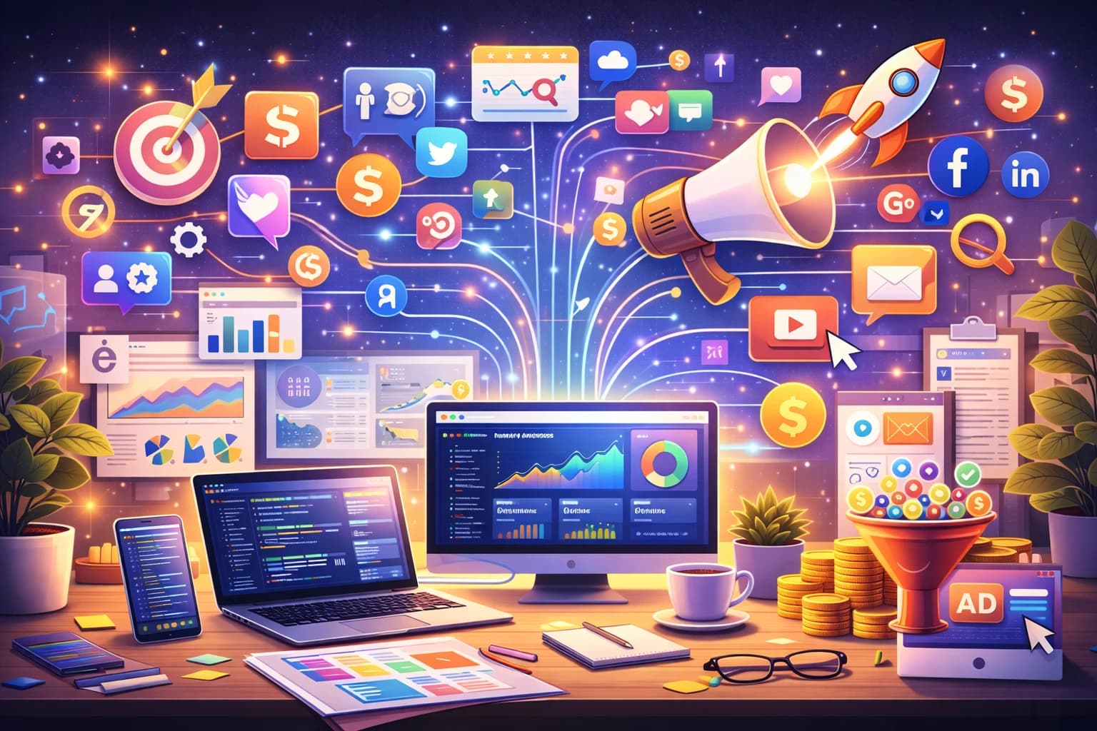 Corevia Solutions digital marketing — campaigns, lifecycle programs, measurable growth, and channel strategy aligned with your web stack