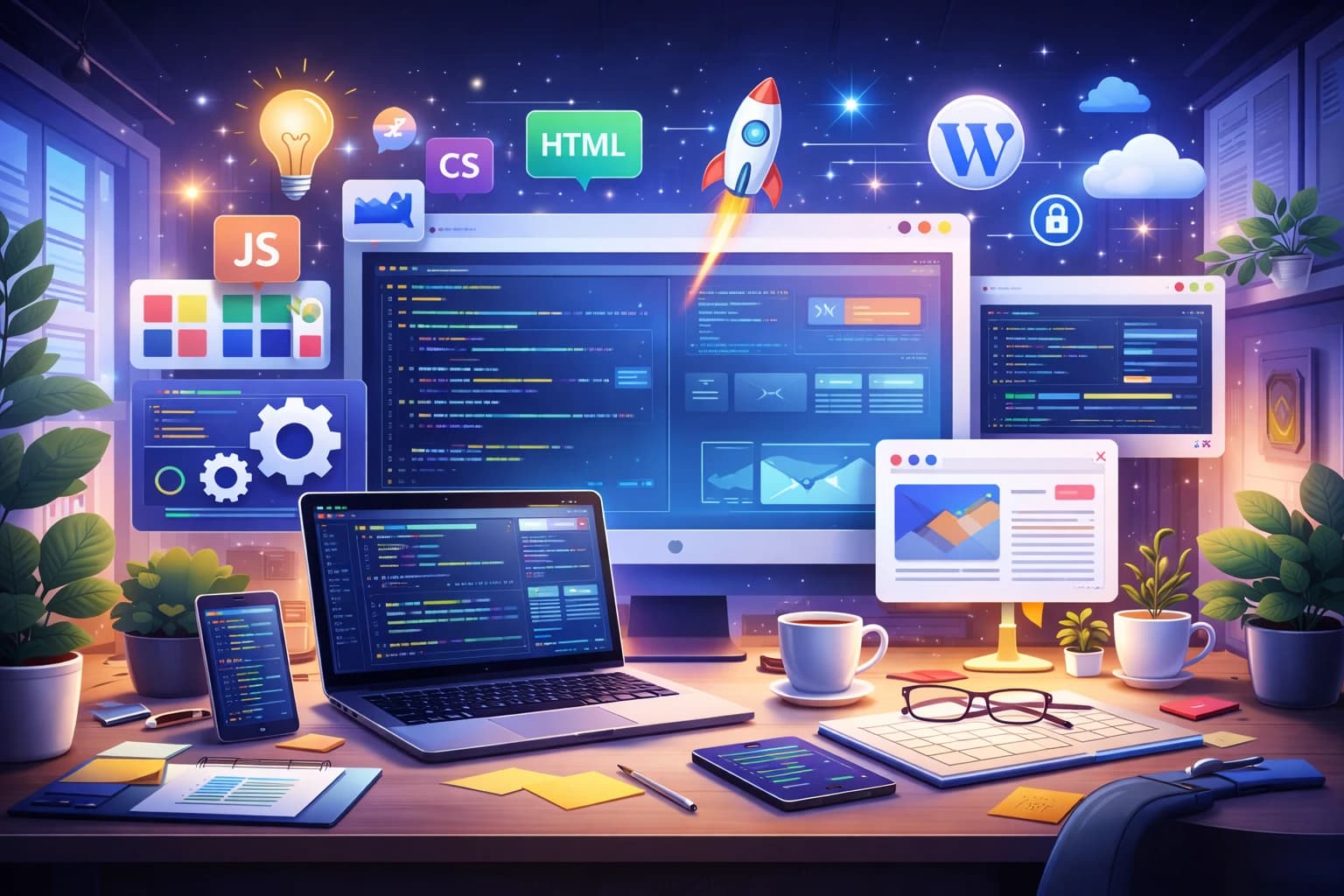 Corevia Solutions web development — custom websites and web applications with modern engineering, performance optimization, and SEO-ready technical structure